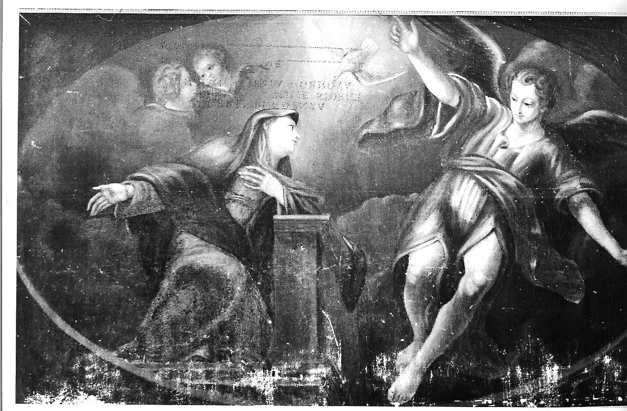 Annunciazione (dipinto, opera isolata) - ambito ligure (prima metà sec. XIX)