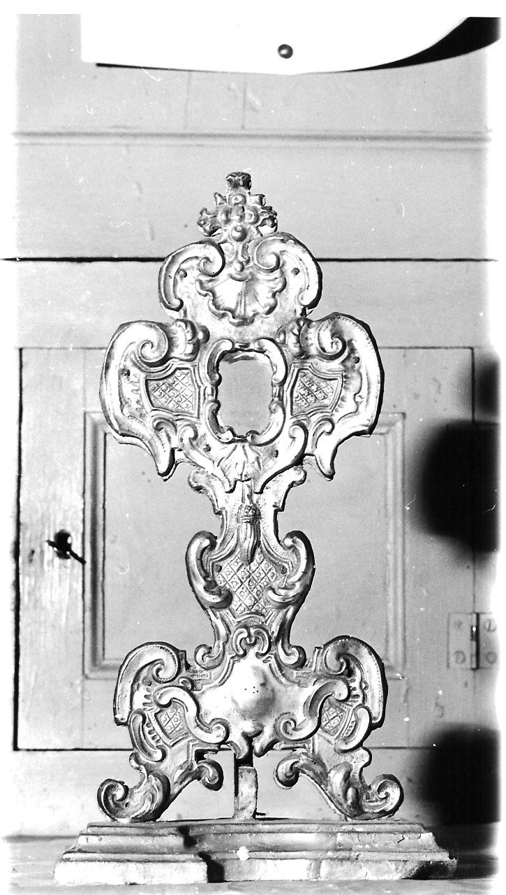 reliquiario - a castone, su supporto, opera isolata - bottega ligure (prima metà sec. XVIII)