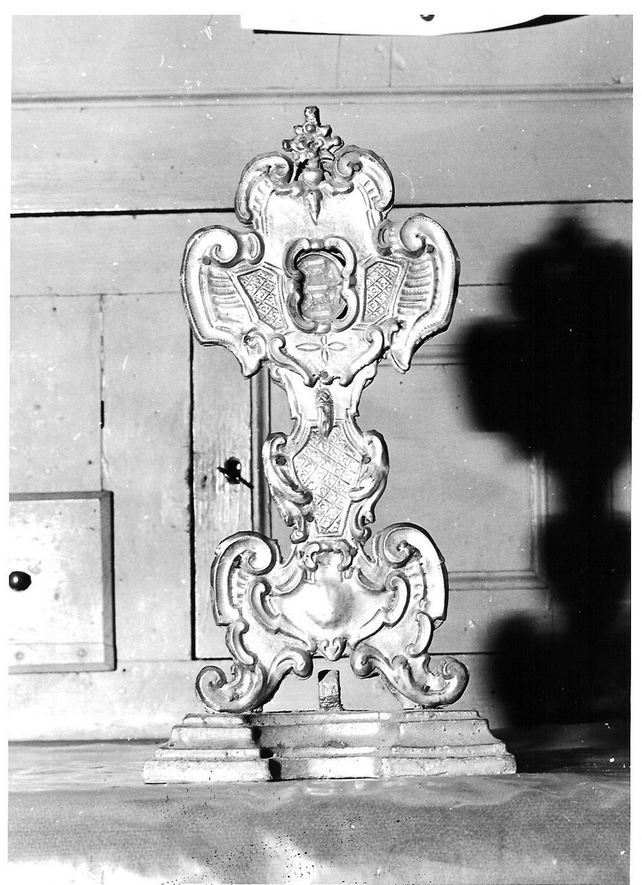 reliquiario - a castone, su supporto, opera isolata - bottega ligure (prima metà sec. XVIII)