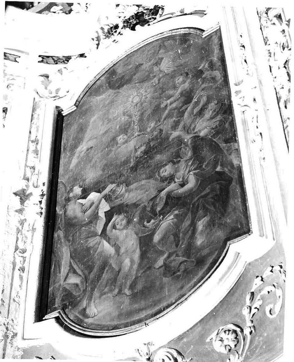 trionfo dell'Eucaristia (dipinto, elemento d'insieme) - ambito ligure (seconda metà sec. XVIII)