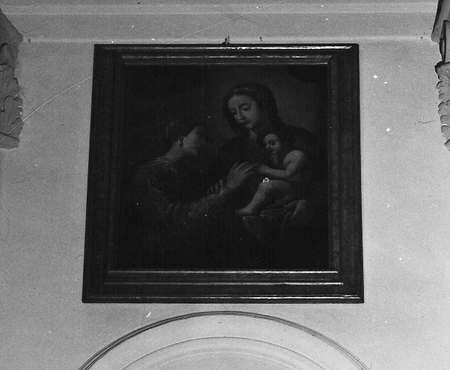 matrimonio mistico di Santa Caterina da Siena (dipinto, opera isolata) - ambito ligure (fine/inizio secc. XVI/ XVII)