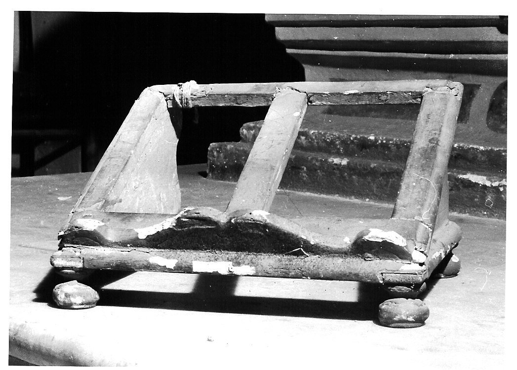 leggio, opera isolata - bottega ligure (sec. XIX)