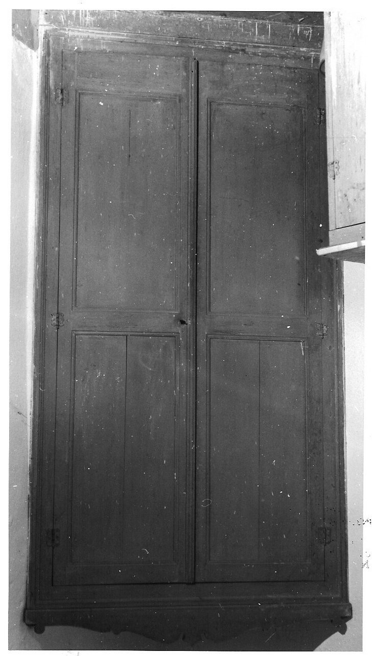 angoliera con alzata, opera isolata - bottega ligure (sec. XIX)