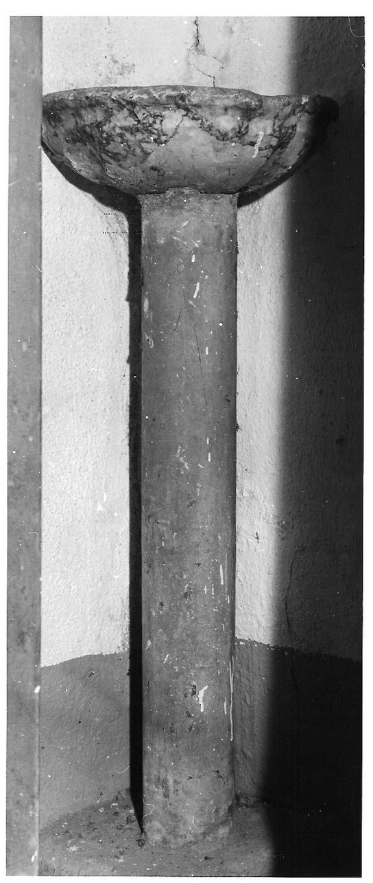 lavabo da sacrestia, opera isolata - bottega ligure (sec. XIX)