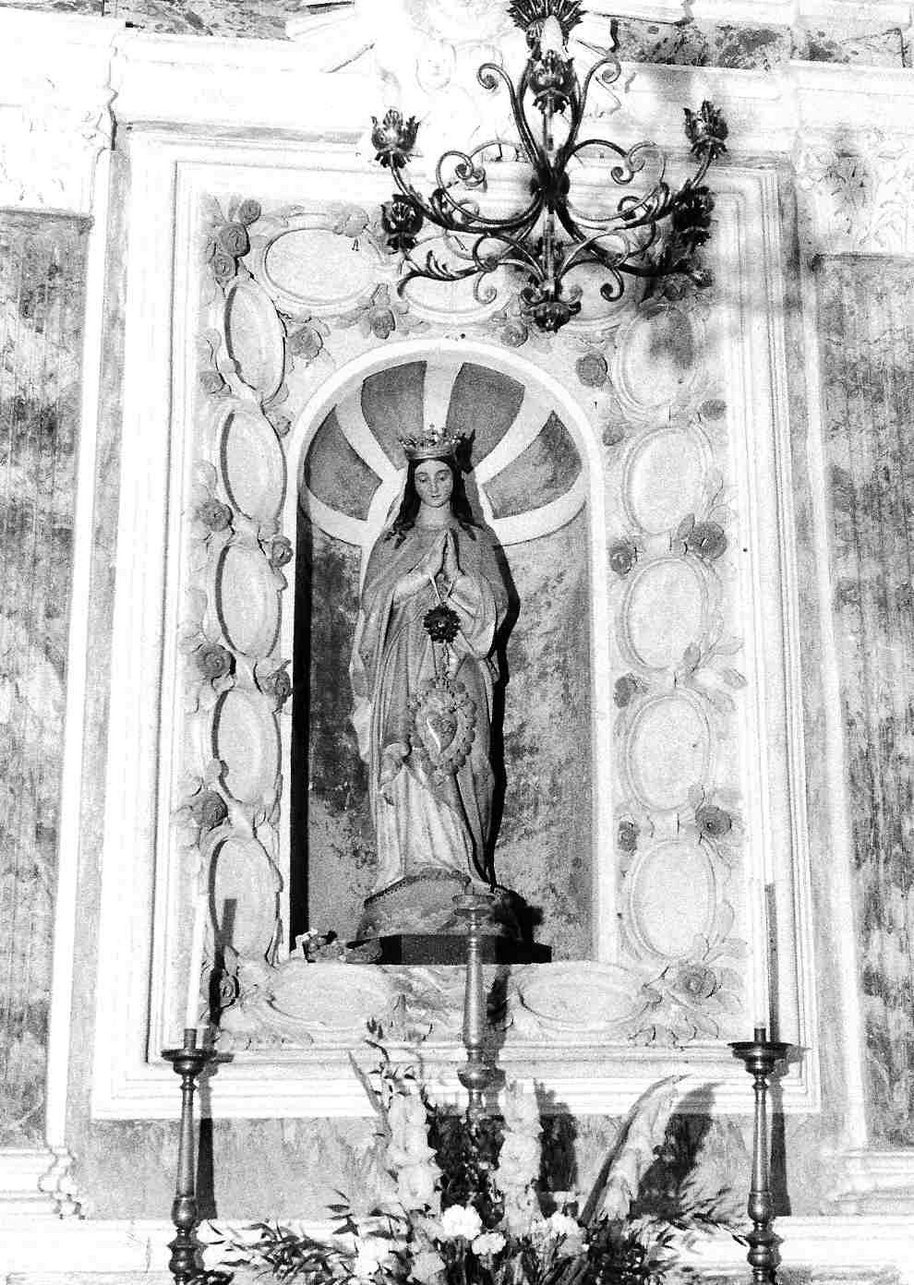 Madonna Immacolata (statua, elemento d'insieme) - bottega ligure (secc. XVIII/ XIX)
