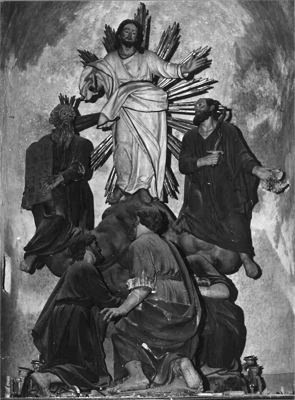 Trasfigurazione di Cristo sul Monte Tabor (gruppo scultoreo, insieme) - bottega ligure (fine sec. XIX)
