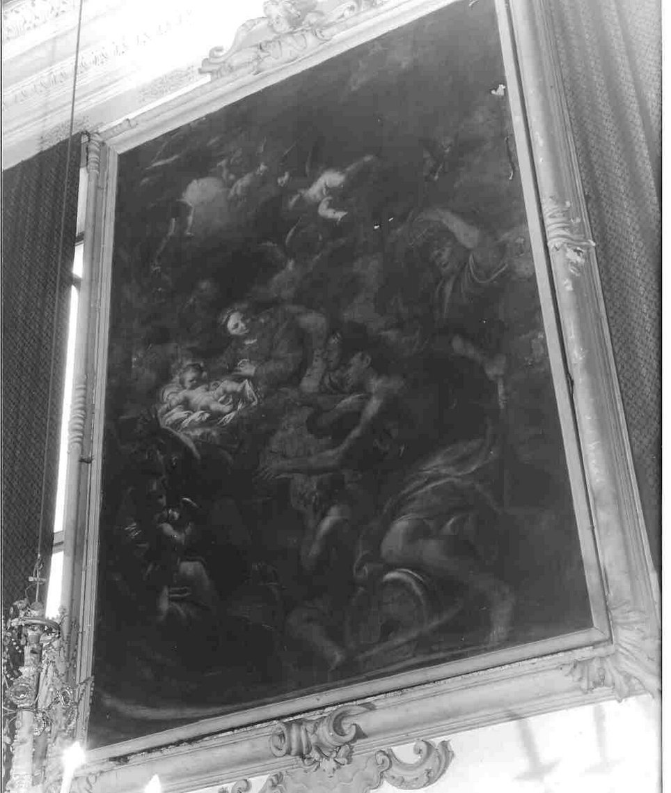 natività di Gesù (dipinto, elemento d'insieme) di Piola Domenico (sec. XVII)