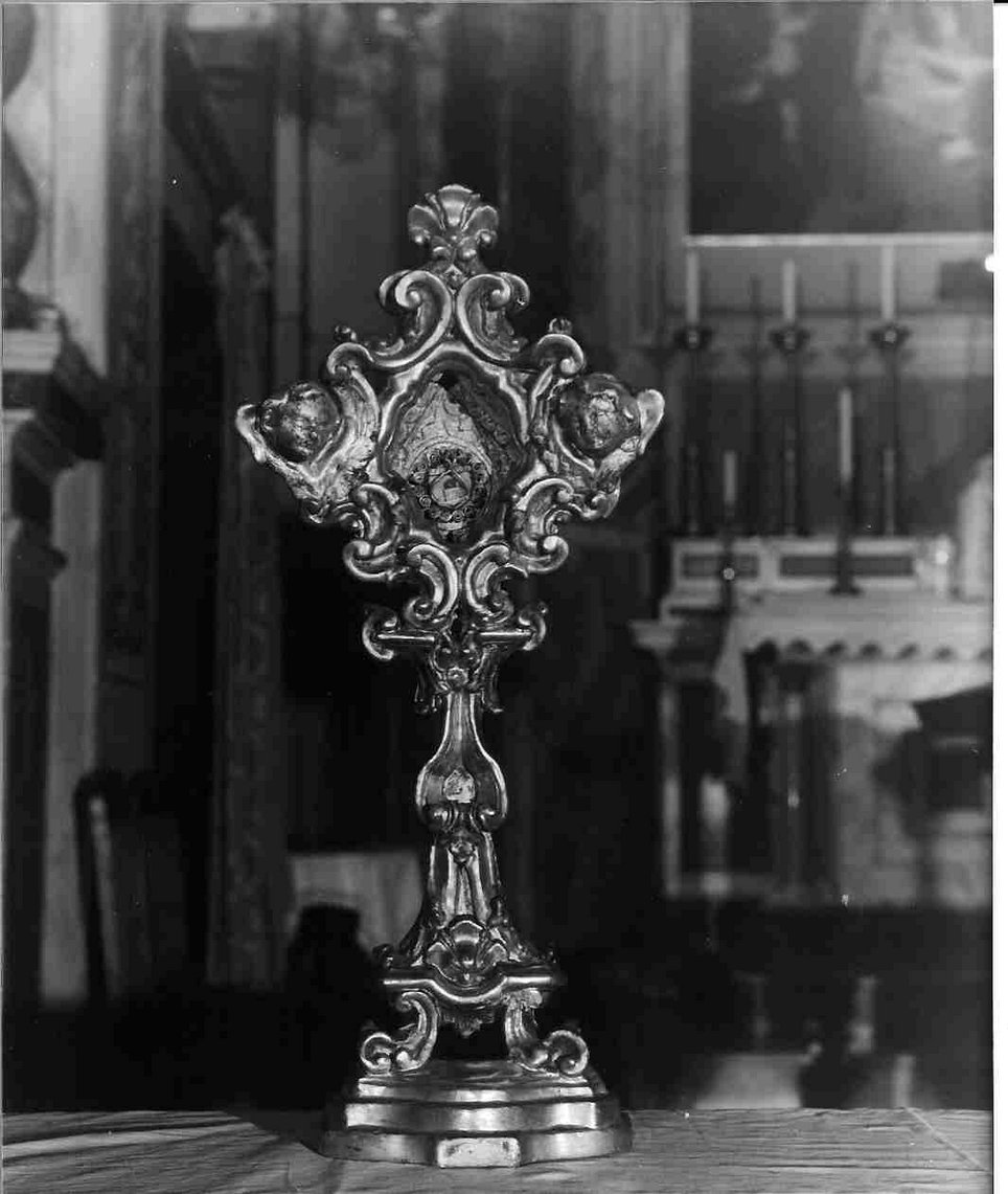 reliquiario, coppia - bottega ligure (sec. XVIII)
