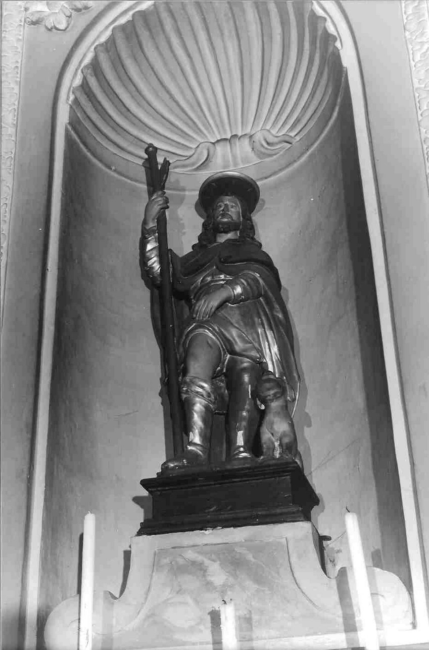 San Rocco (statua, elemento d'insieme) - bottega ligure (sec. XVII)