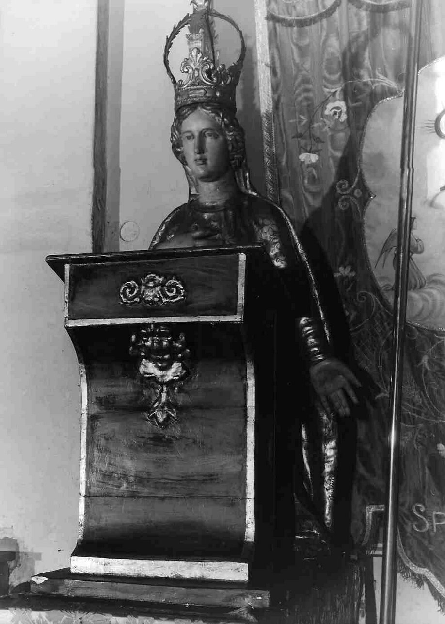 Maria Vergine (statua, elemento d'insieme) - bottega ligure (seconda metà sec. XVI)