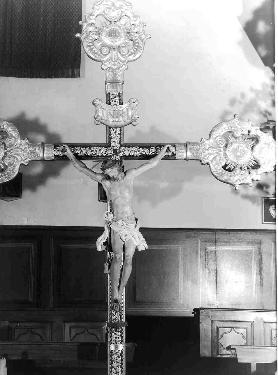 crocifisso, opera isolata - bottega ligure (prima metà sec. XIX)