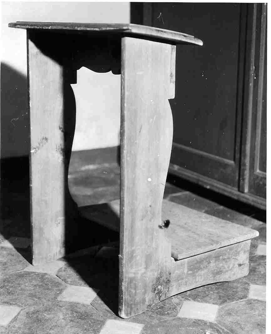 inginocchiatoio, coppia - bottega ligure (seconda metà sec. XIX)
