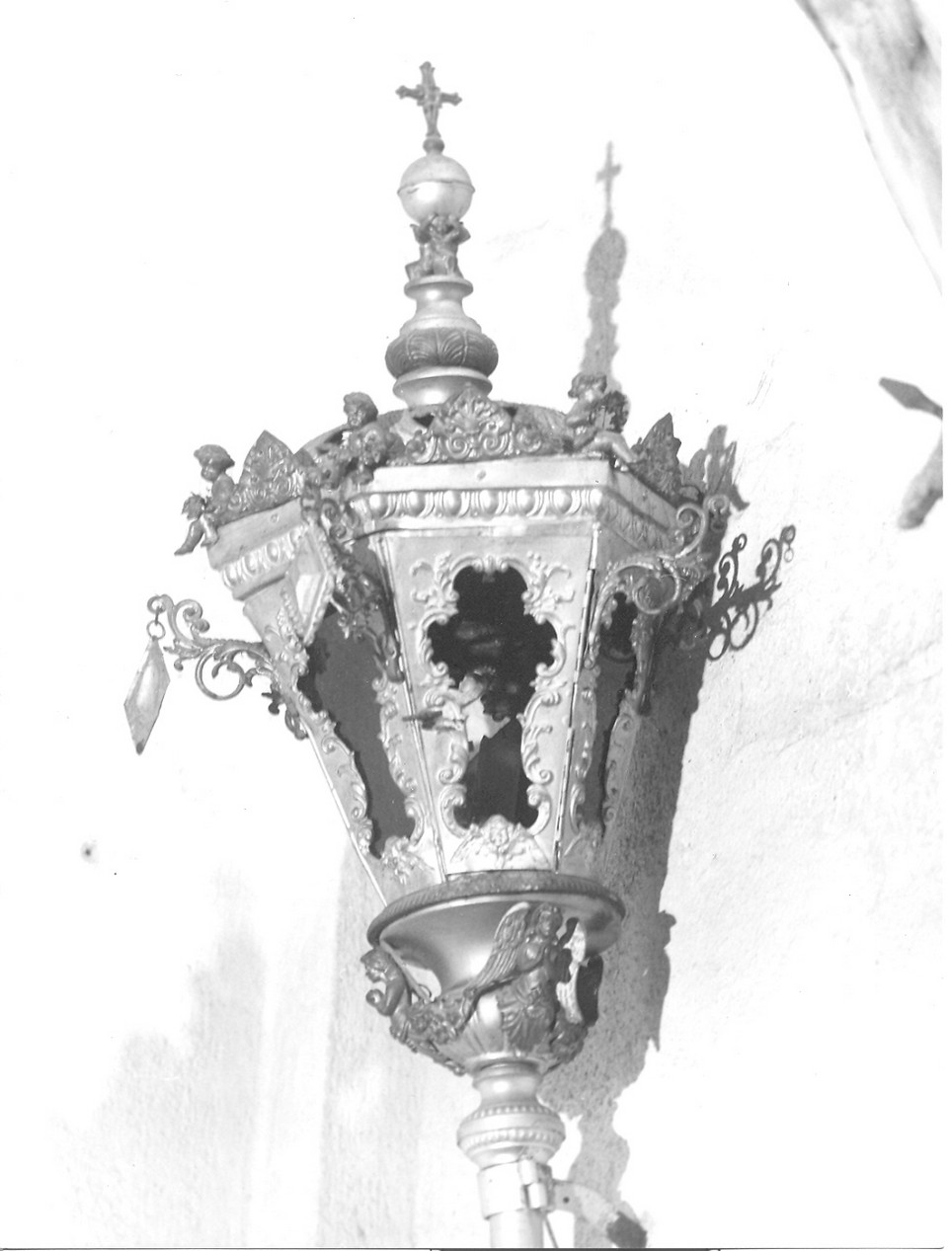 lanterna - portatile, coppia - bottega ligure (fine/inizio secc. XIX/ XX)