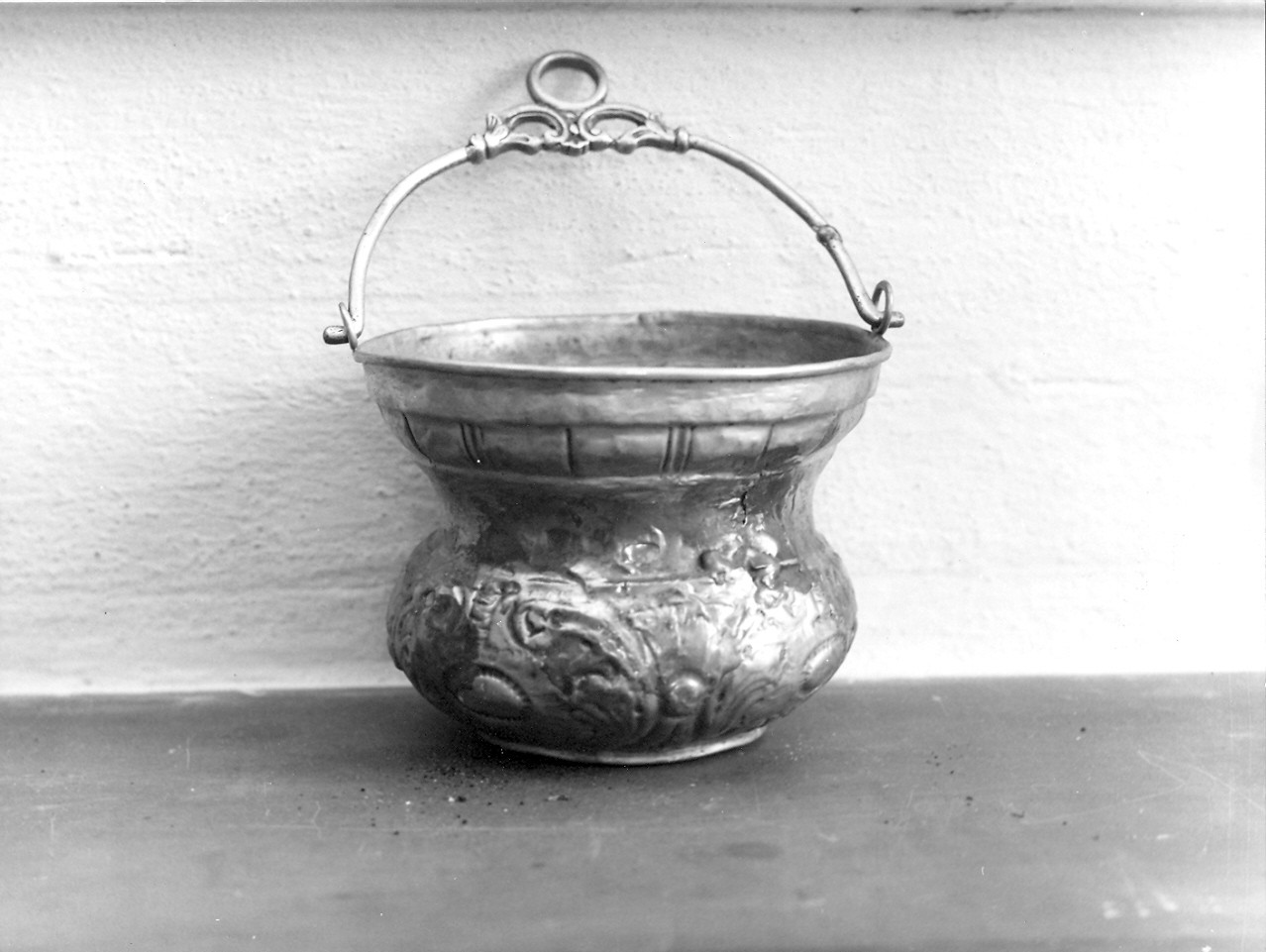 secchiello per l'acqua benedetta, opera isolata - bottega ligure (sec. XIX)