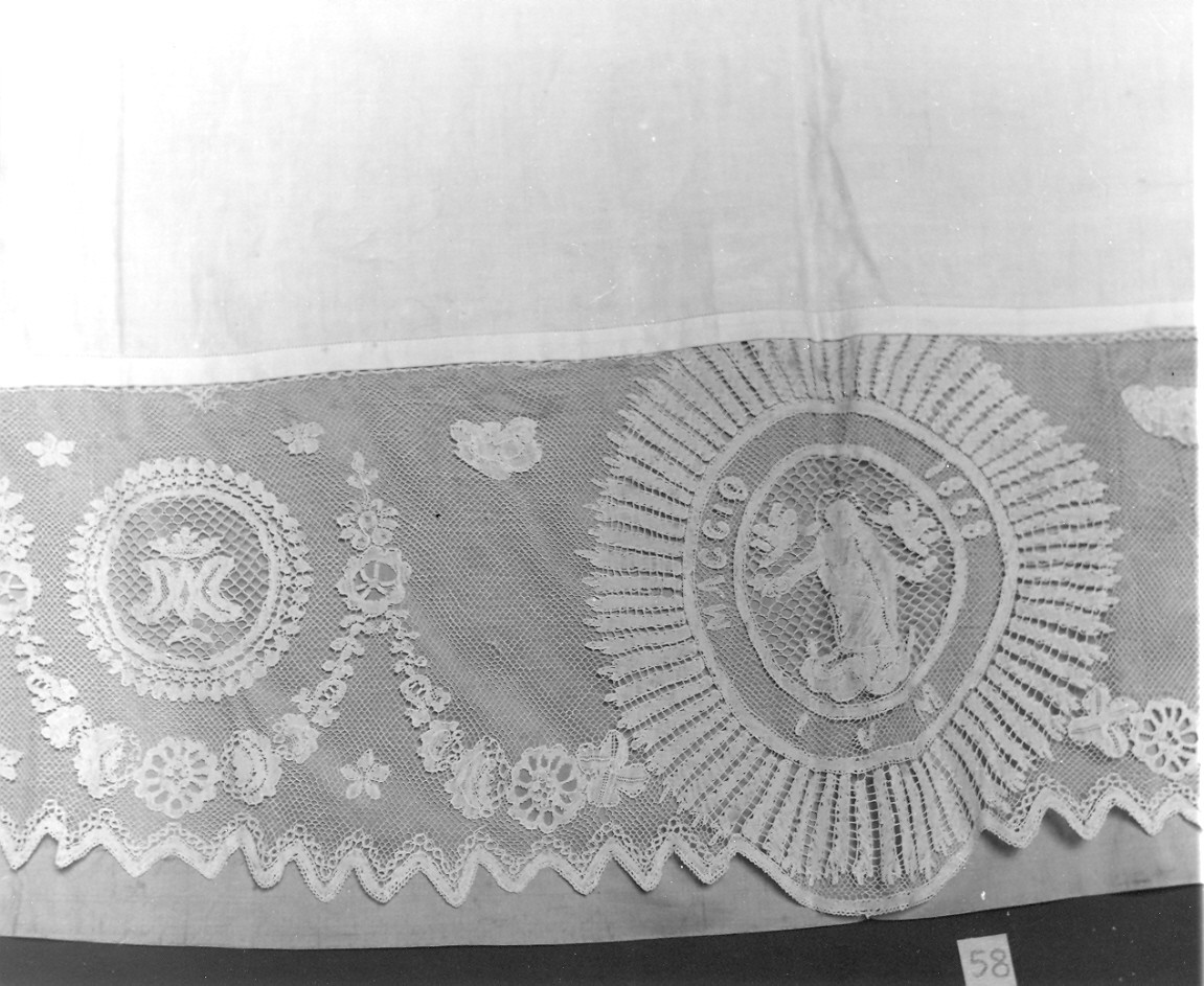 tovaglia d'altare, opera isolata - manifattura ligure (sec. XIX)