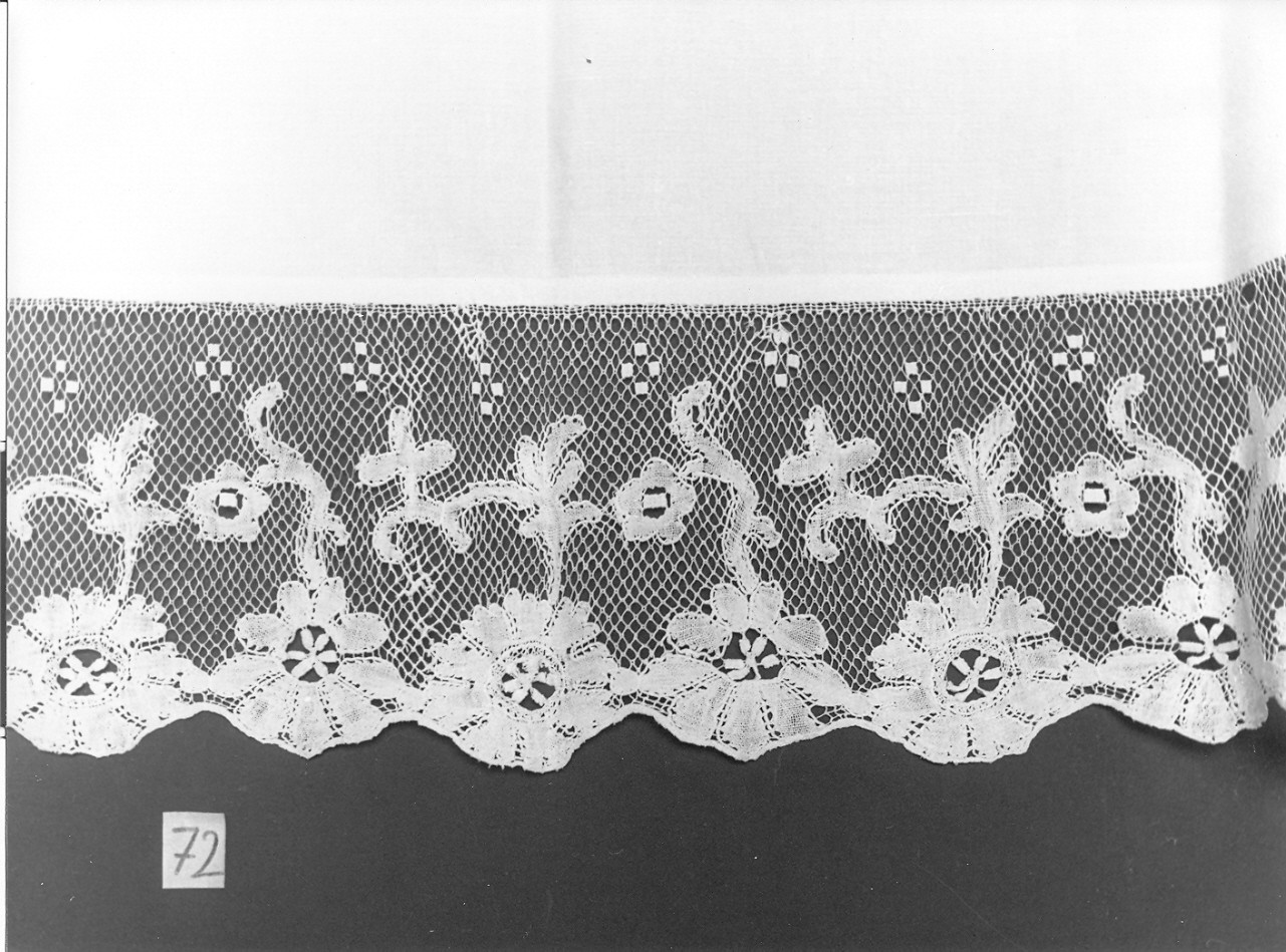 tovaglia d'altare, opera isolata - manifattura ligure (seconda metà sec. XIX)