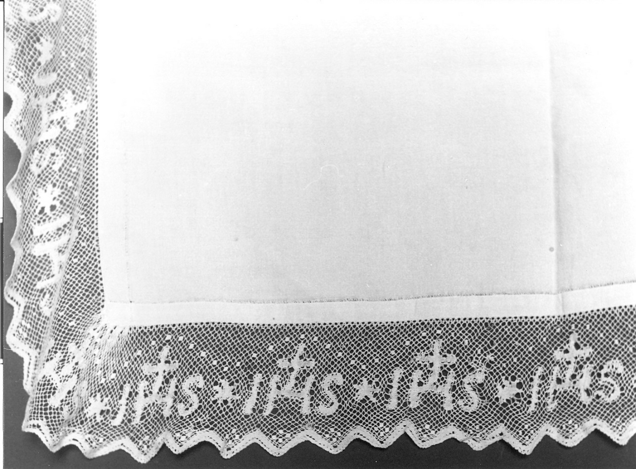 tovaglia d'altare, opera isolata - manifattura ligure (fine sec. XIX)