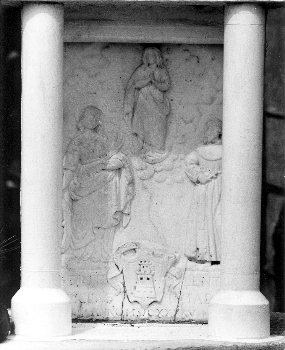 Madonna Immacolata e Santi (rilievo, opera isolata) - bottega italiana (sec. XVII)