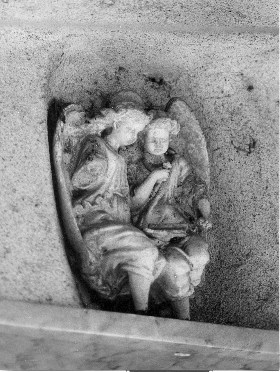 angeli (rilievo, opera isolata) - bottega italiana (sec. XVIII)