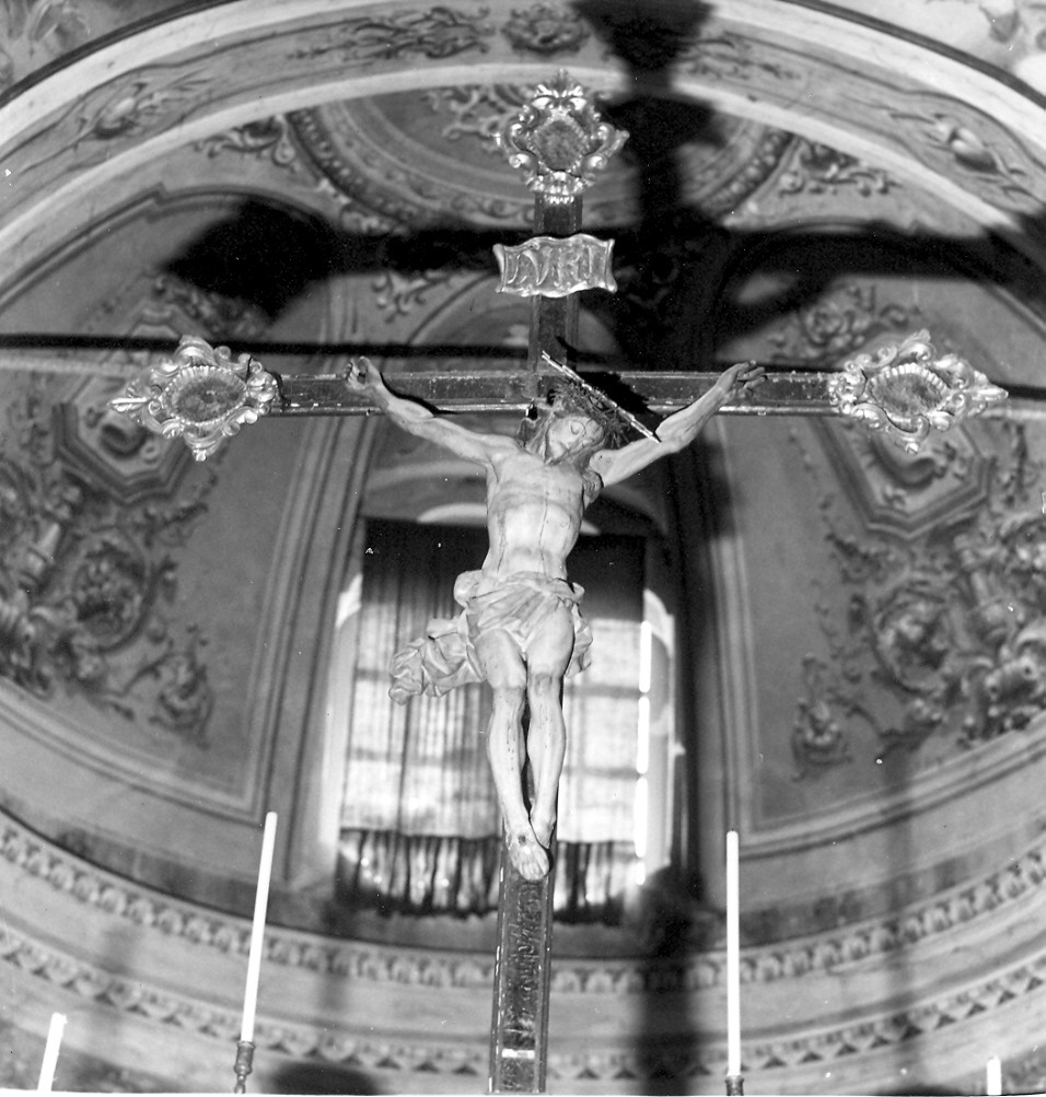 Cristo crocifisso (croce processionale, opera isolata) - bottega ligure (sec. XVIII)