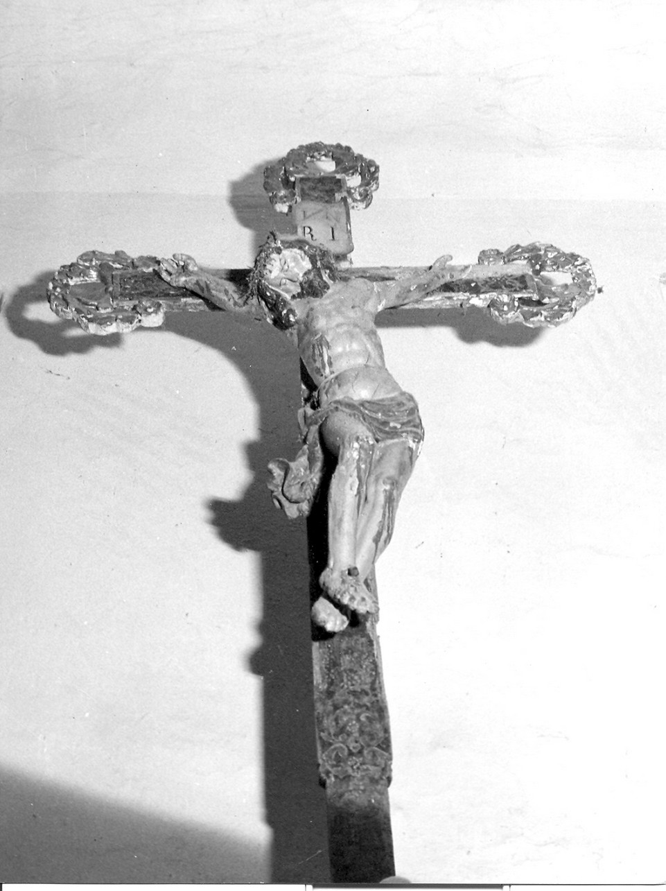 Cristo crocifisso (croce processionale, opera isolata) - bottega ligure (sec. XVII)