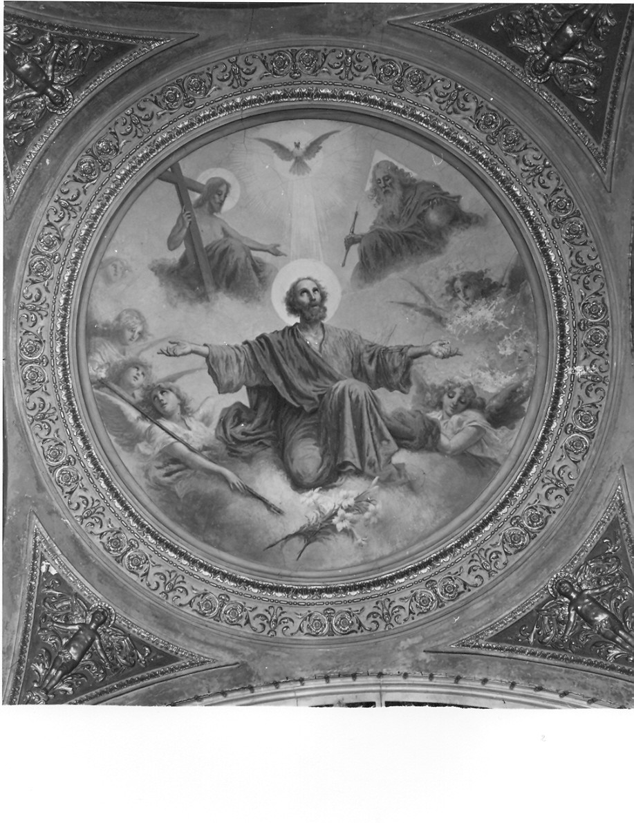 San Giuseppe (dipinto, complesso decorativo) di Resio Raffaello (fine/inizio secc. XIX/ XX)