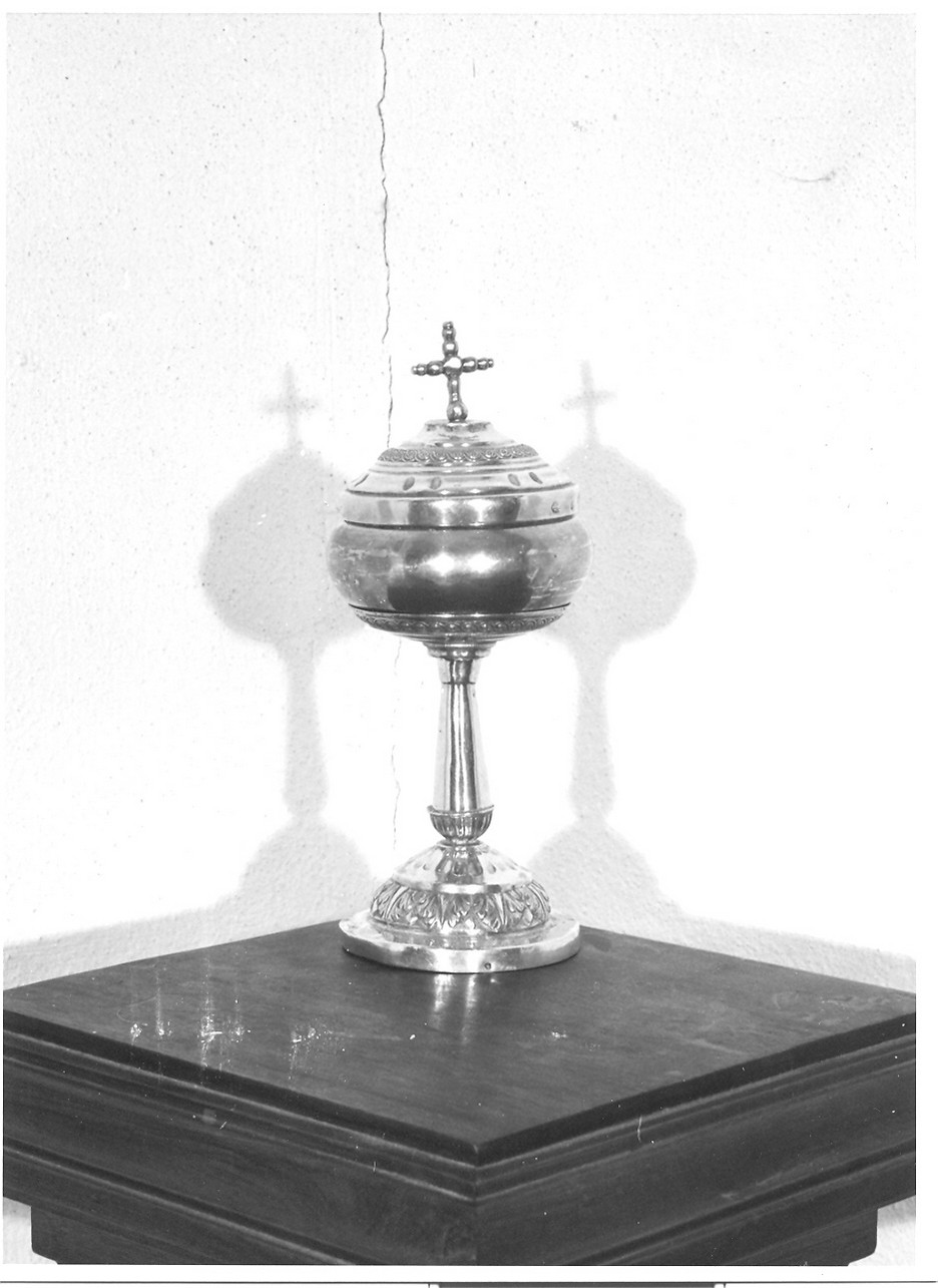 pisside, opera isolata - bottega ligure (sec. XIX)