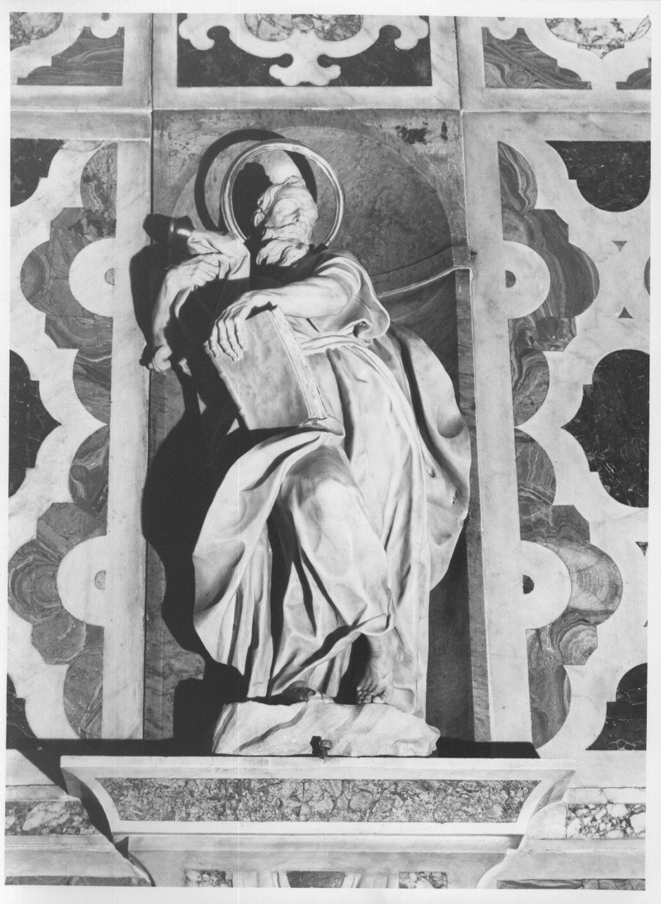 San Paolo Apostolo (statua, pendant) di Schiaffino Francesco Maria (sec. XVIII)