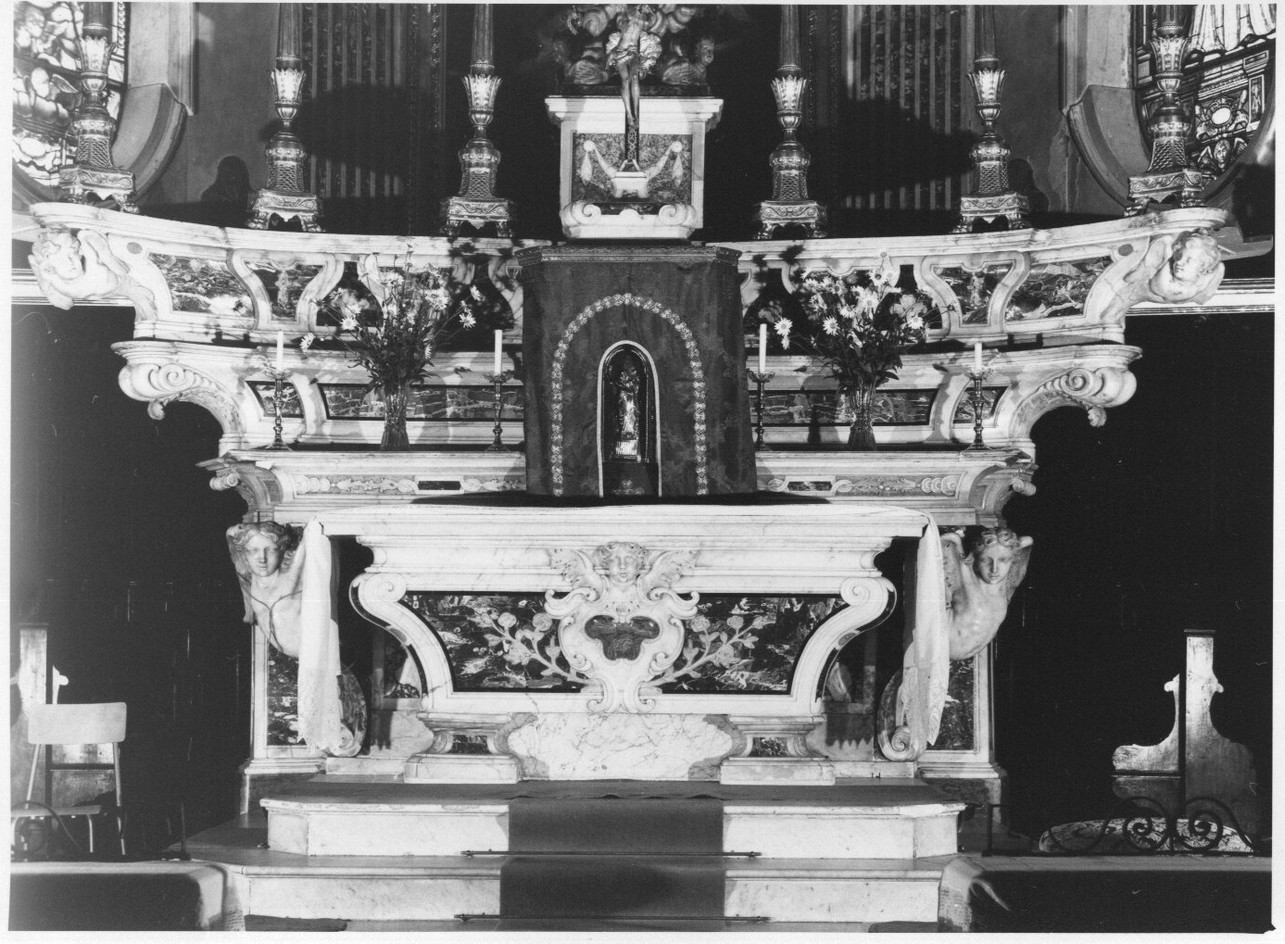 altare maggiore, opera isolata di Casaregi Andrea (sec. XVIII)