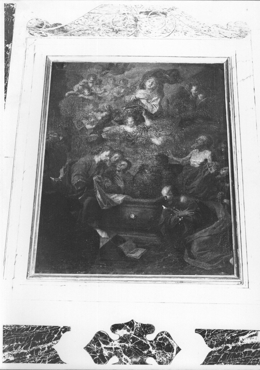 Madonna Regina degli apostoli (dipinto, opera isolata) - ambito ligure (fine sec. XVII)