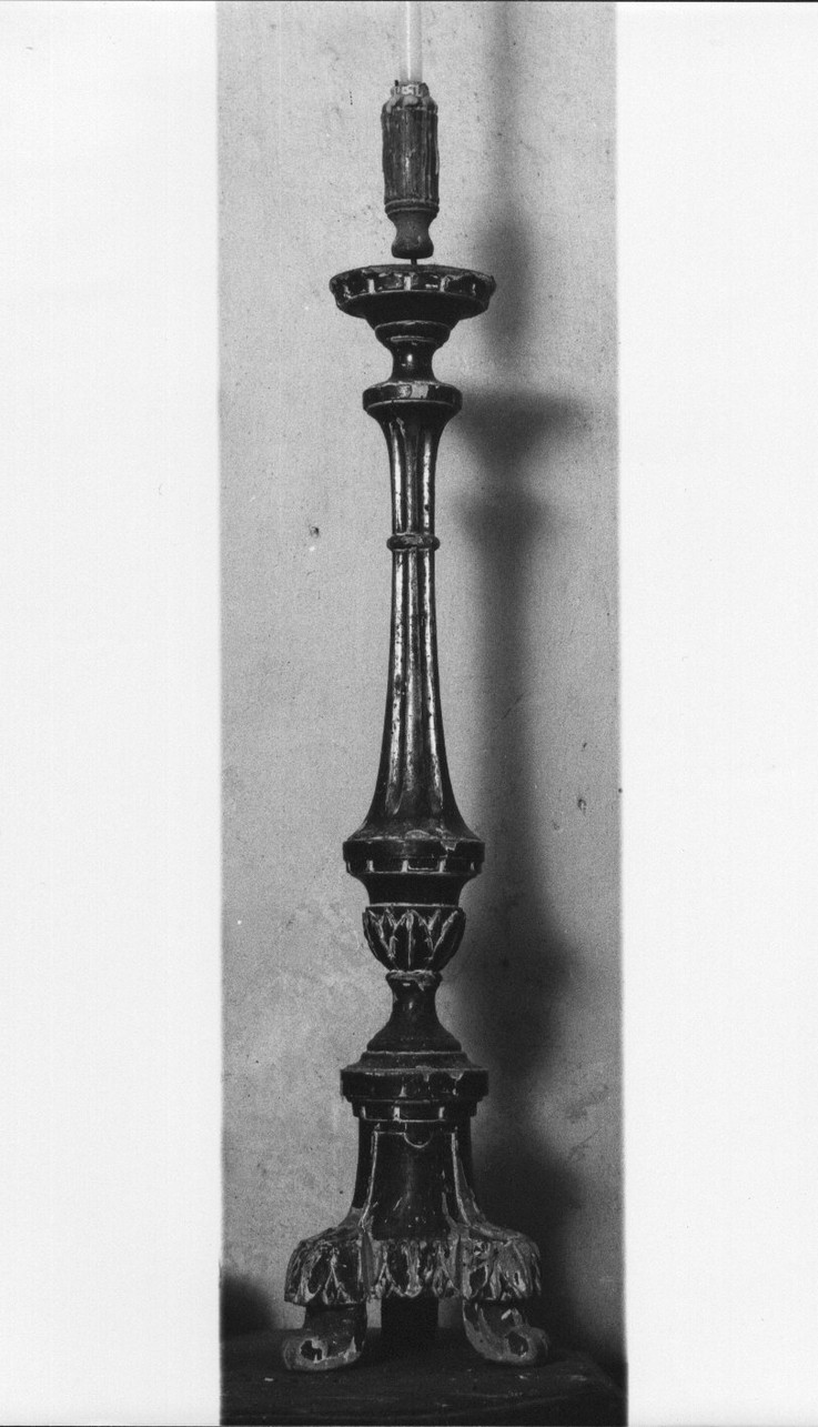 candeliere, serie - bottega ligure (sec. XIX)