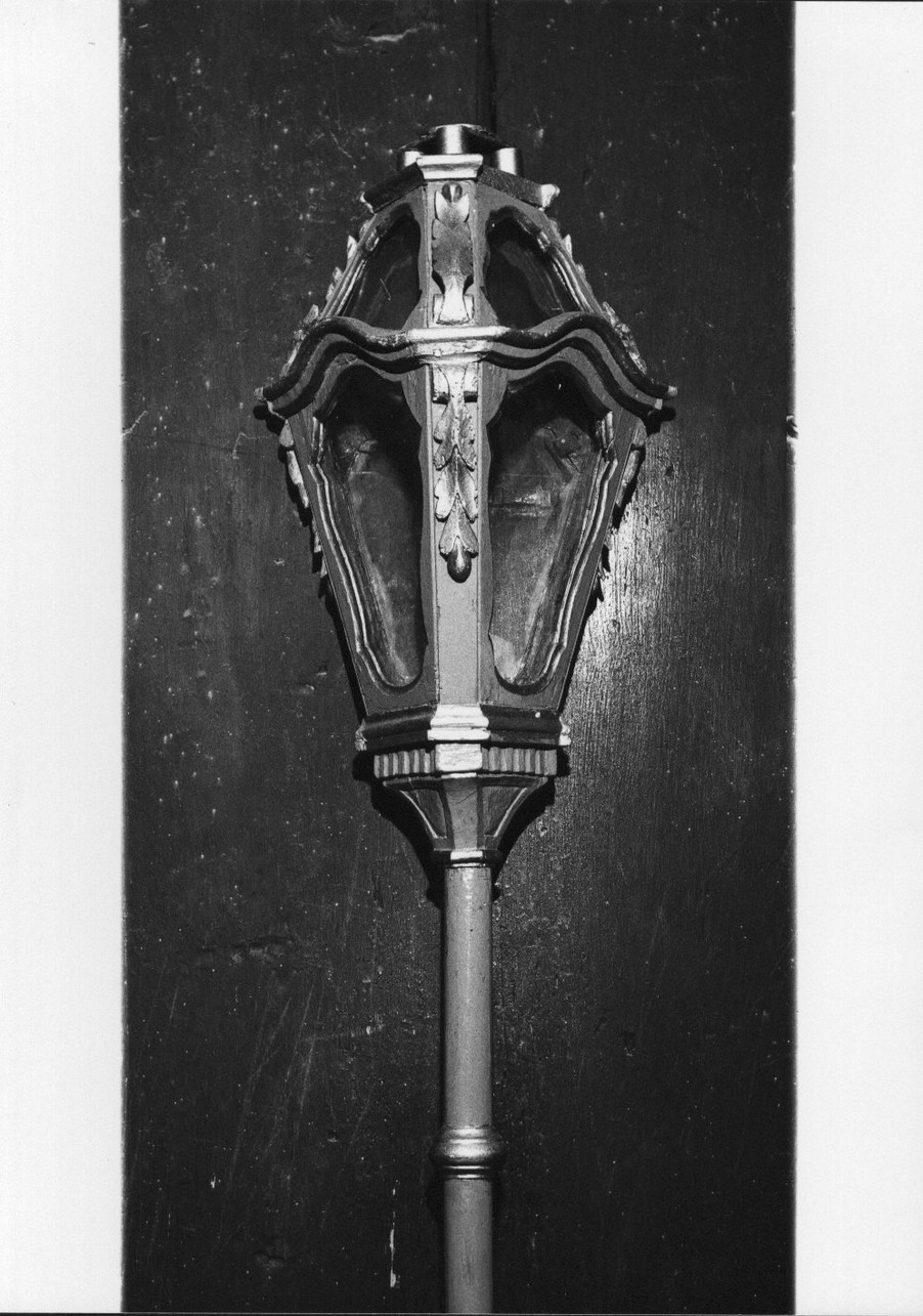 lanterna processionale, opera isolata - bottega ligure (inizio sec. XIX)