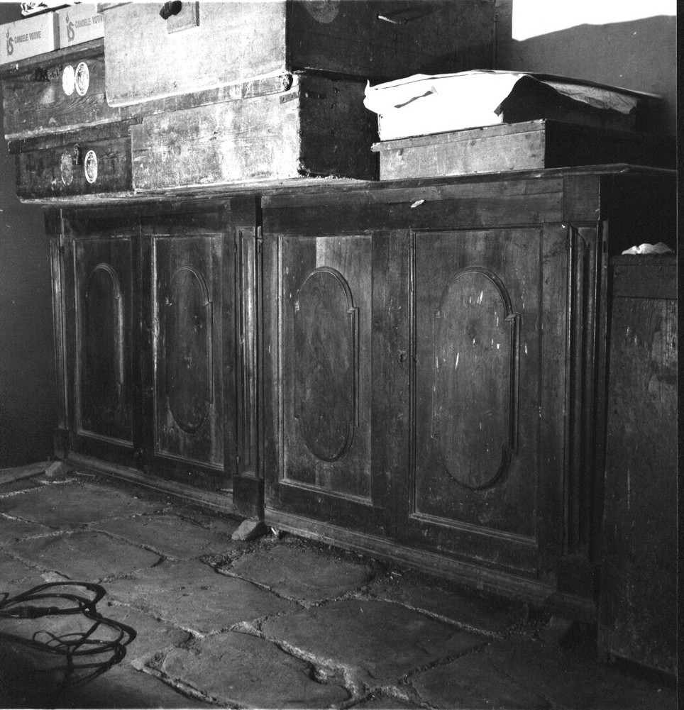 mobile da sacrestia, opera isolata - bottega ligure (prima metà sec. XIX)