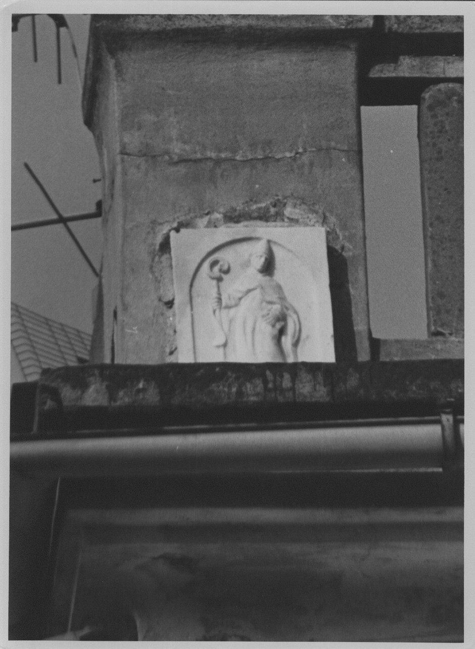 San Martino vescovo (edicola, opera isolata) - bottega tosco-ligure (secc. XVII/ XVIII)