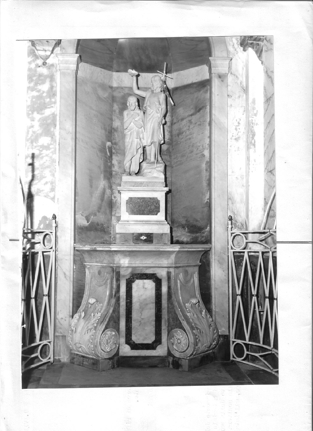 fonte battesimale, opera isolata - bottega ligure (inizio sec. XVIII, sec. XX)