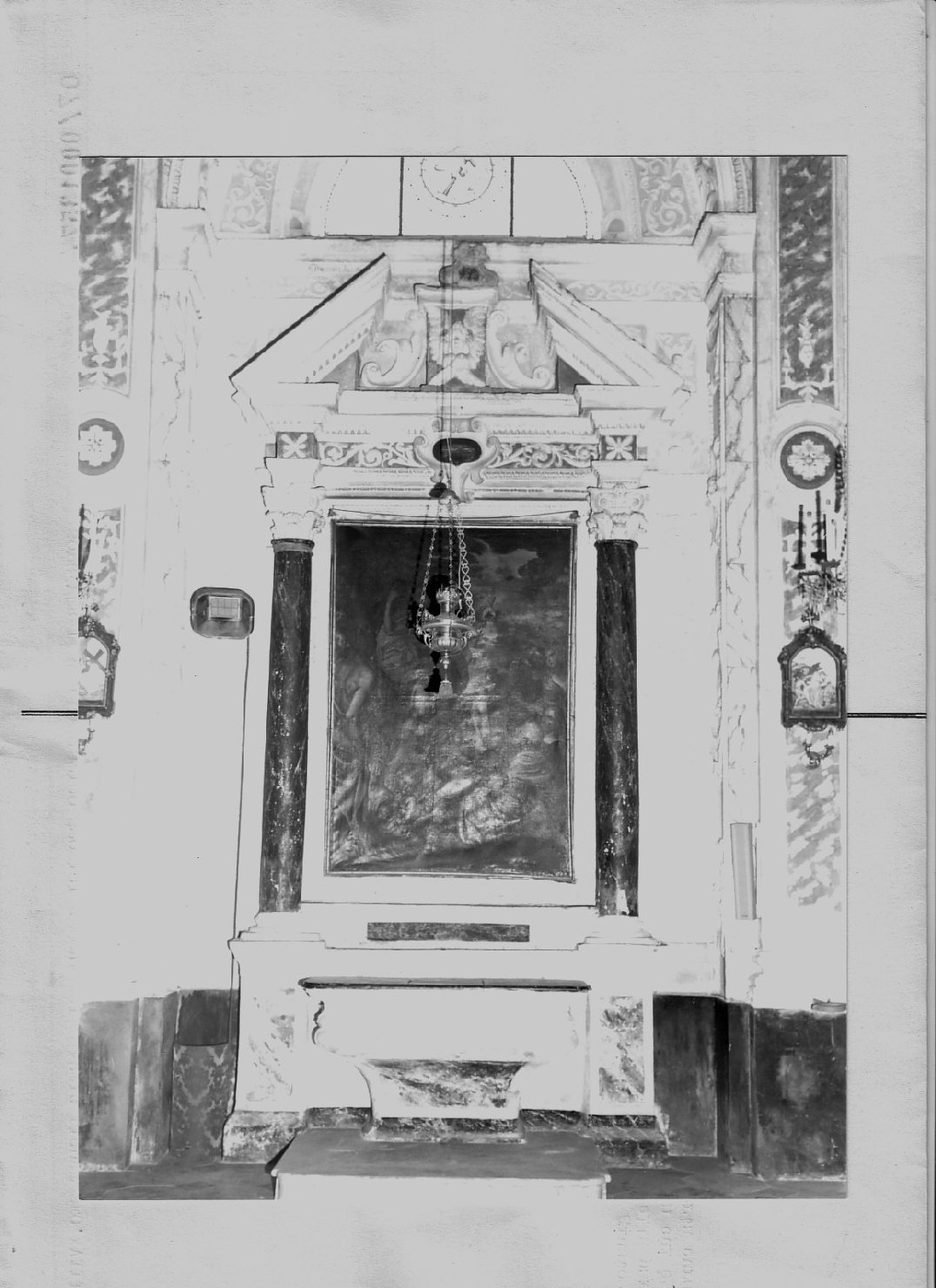 altare, opera isolata - bottega ligure (inizio sec. XVIII, sec. XX)