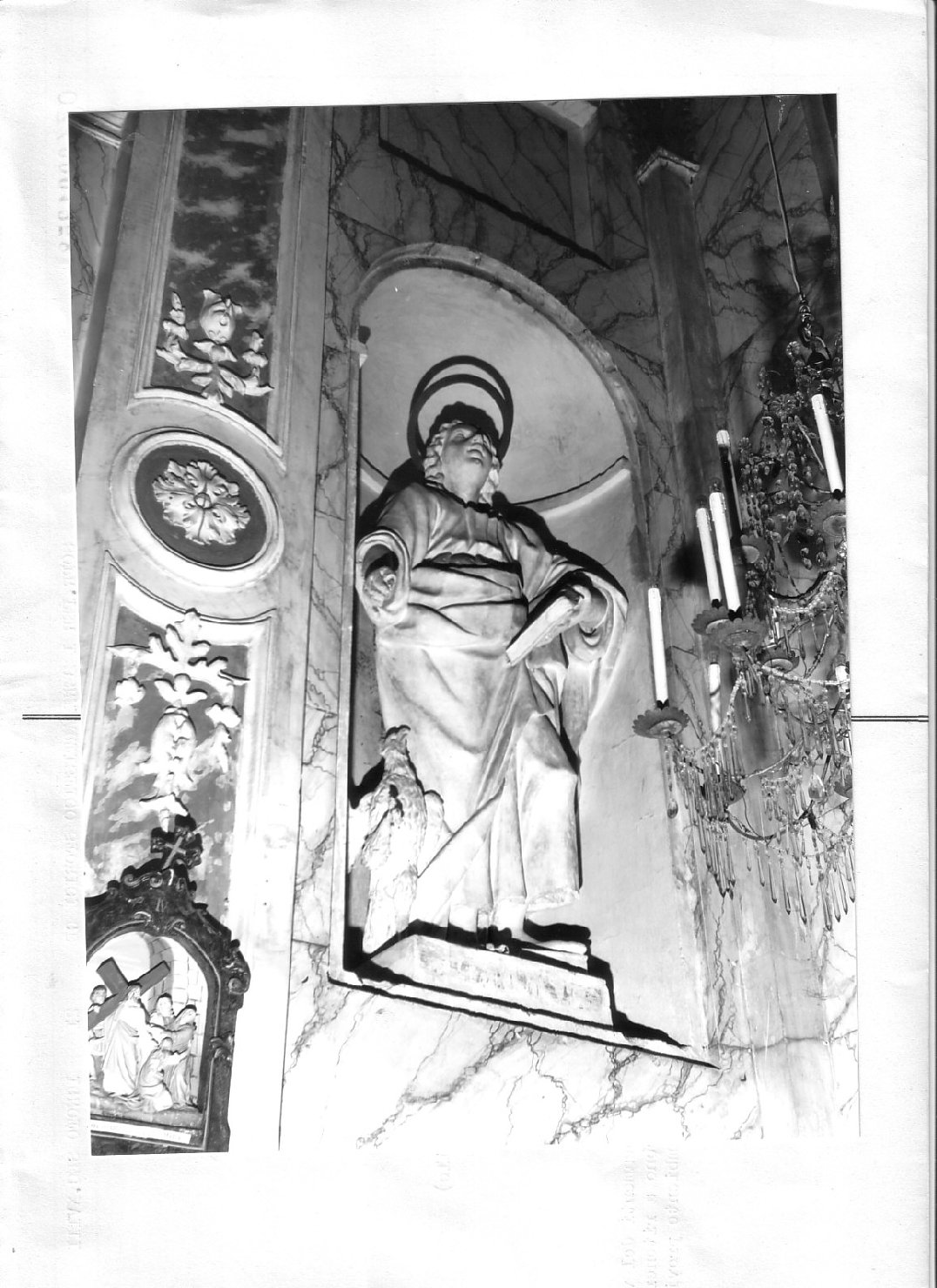 San Giovanni Evangelista (statua, opera isolata) - ambito italiano (inizio sec. XVIII, sec. XX)