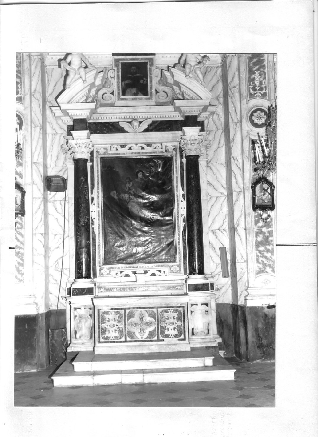 altare, opera isolata - bottega ligure (inizio sec. XVIII, sec. XX)