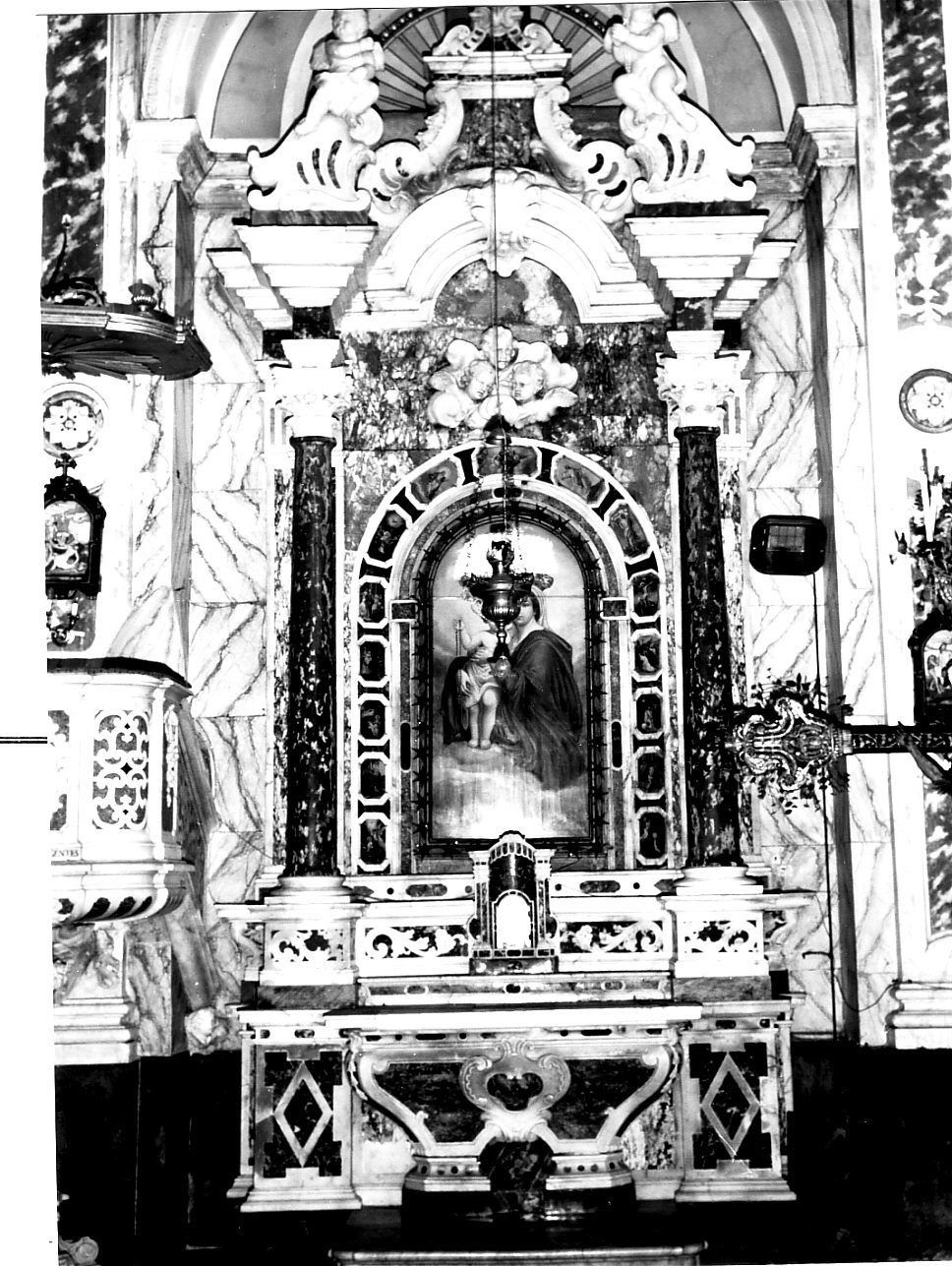 altare, opera isolata - bottega ligure (inizio sec. XVIII, sec. XX)