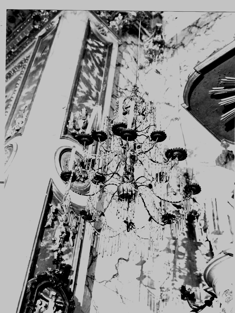 lampadario, coppia - PRODUZIONE LIGURE (inizio sec. XVIII, sec. XX)