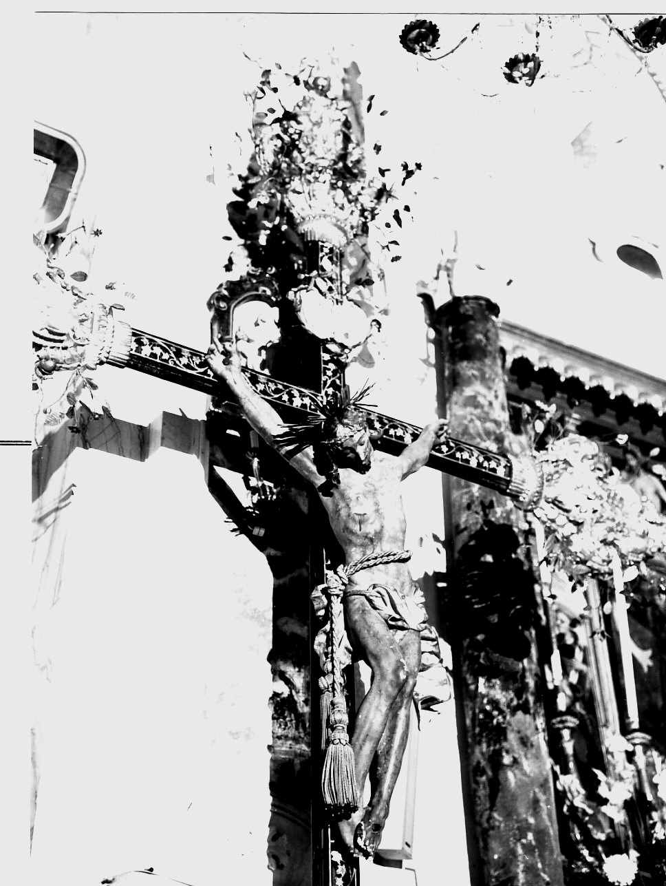 Cristo crocifisso (crocifisso, opera isolata) - bottega ligure (seconda metà sec. XVIII)