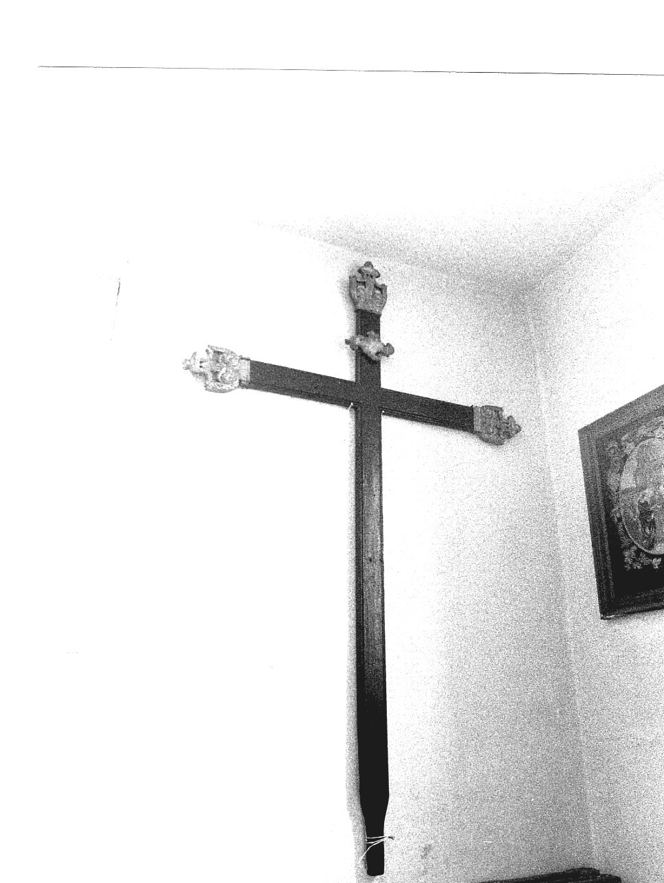 croce, opera isolata - PRODUZIONE LIGURE (prima metà sec. XVIII)