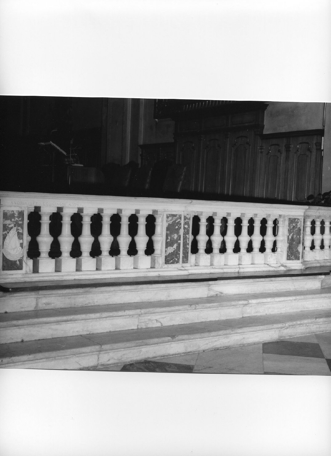 balaustrata, opera isolata - bottega ligure (sec. XVIII)