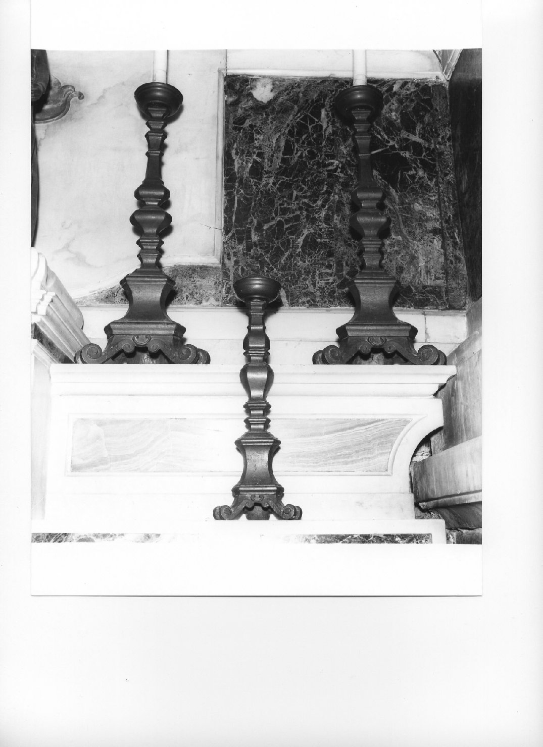 candeliere, serie - bottega ligure (sec. XX)