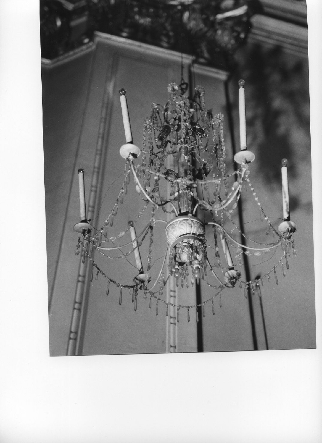 lampadario, coppia - bottega ligure (sec. XIX)