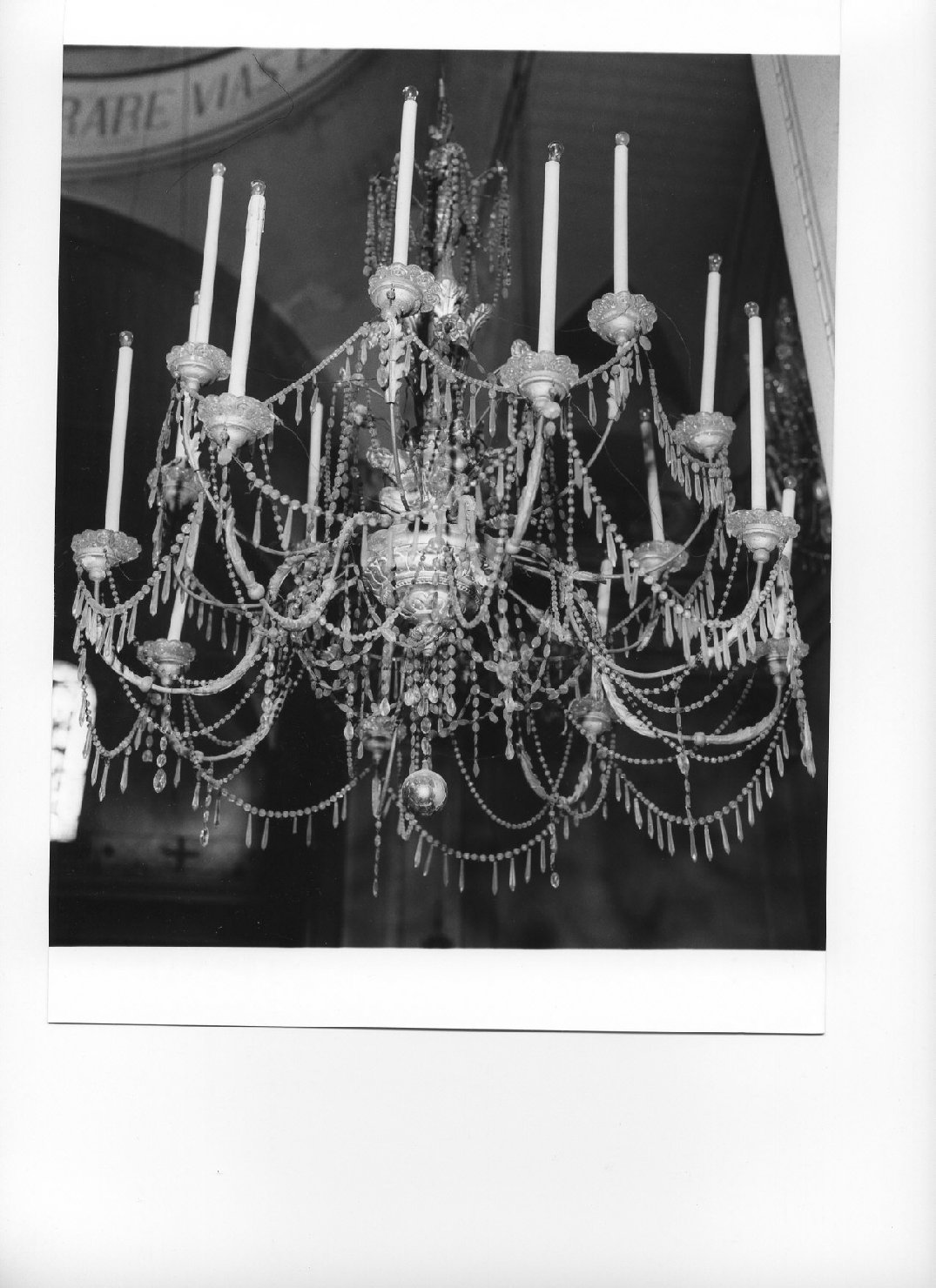 lampadario, coppia - bottega ligure (prima metà sec. XIX)