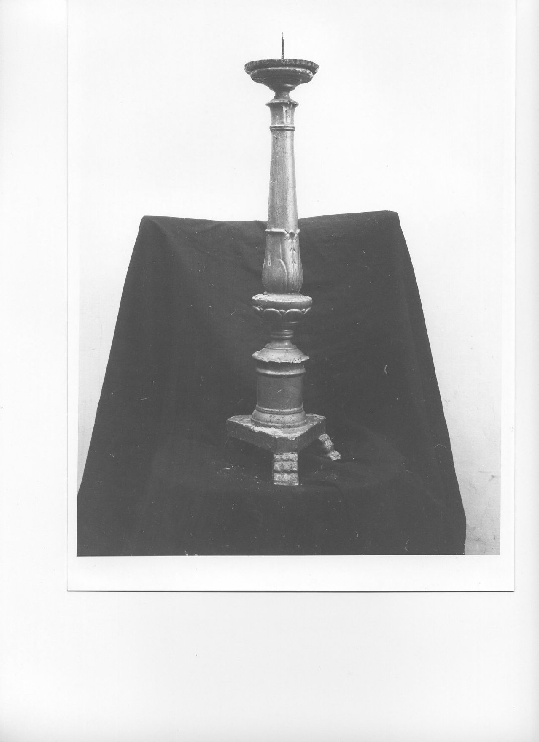 candeliere, serie - bottega ligure (metà sec. XIX)