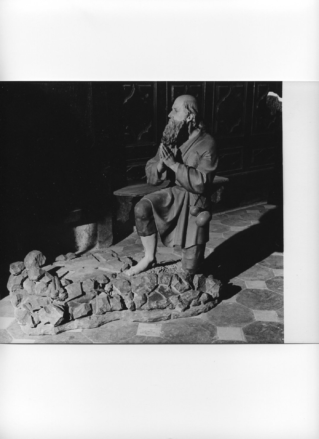 Il beato Antonio Botta (macchina processionale, elemento d'insieme) di Minoja G (sec. XIX)