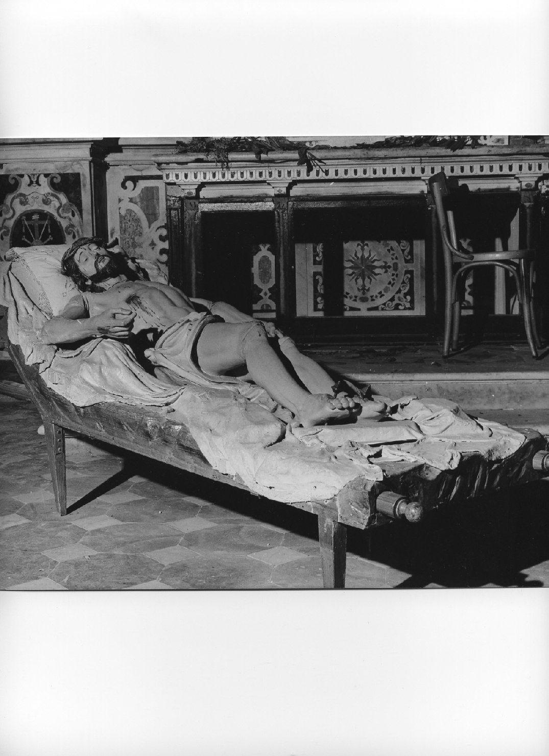 Cristo morto (scultura, opera isolata) - bottega ligure (sec. XVIII)