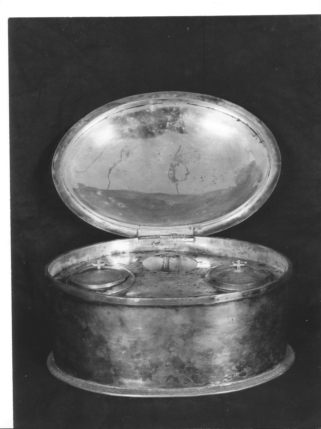 custodia, elemento d'insieme - bottega ligure (sec. XIX)